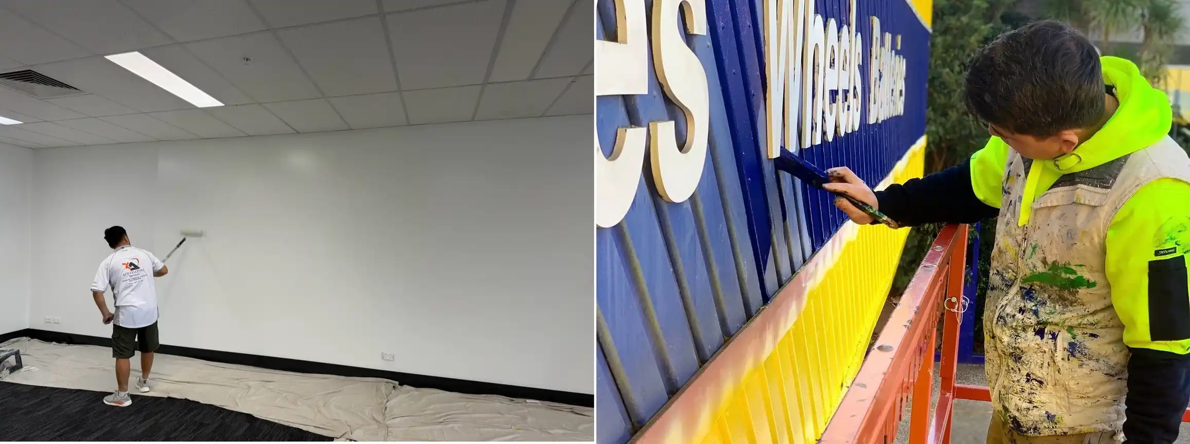 professional painters Melbourne working on interior and exterior house painting in Dandenong